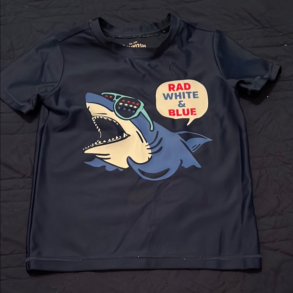 Carter’s Navy Shark Swim Shirt